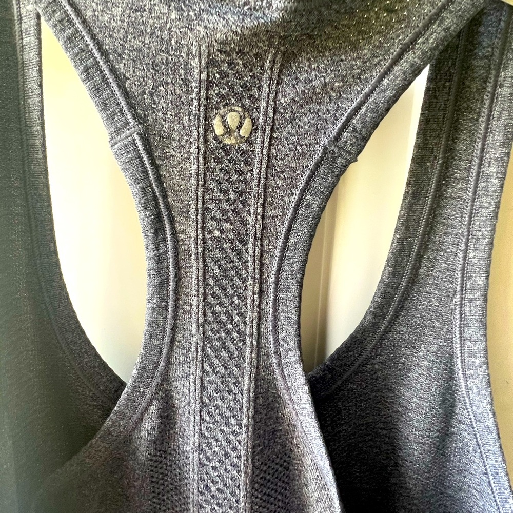 Lululemon Swiftly Tech Racerback Tank Top - Gray - Picture 2 of 3